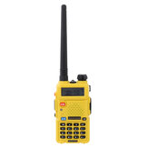 BAOFENG UV-5R Yellow Dual Band Handheld Transceiver Radio Interphone 